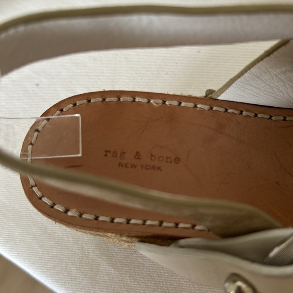 Rag & Bone August Suede And Leather Espadrille Sa… - image 7